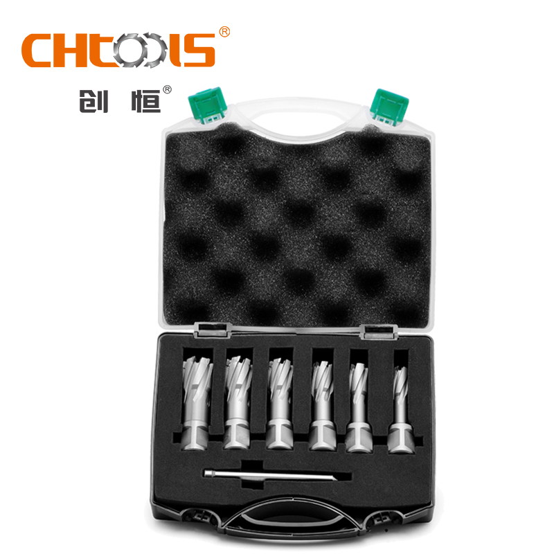 Brocha anular de metal duro tct com haste soldon